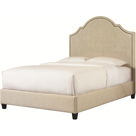 Cal Barcelona Upholstered Bed w/ Low FB 